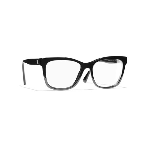 nib chanel ch3279q c.622 black acetate eyeglasses frames|Square Eyeglasses Acetate Black .